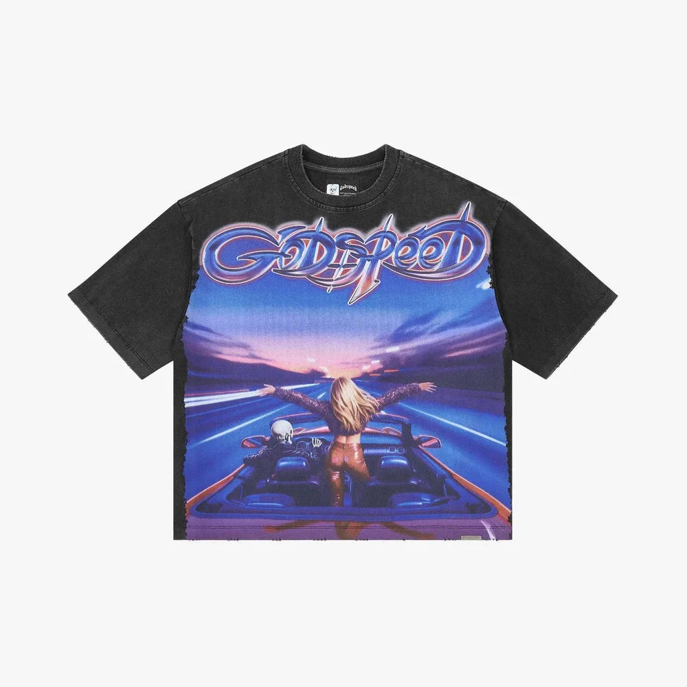 Godspeed FUN T-Shirt - Black Wash