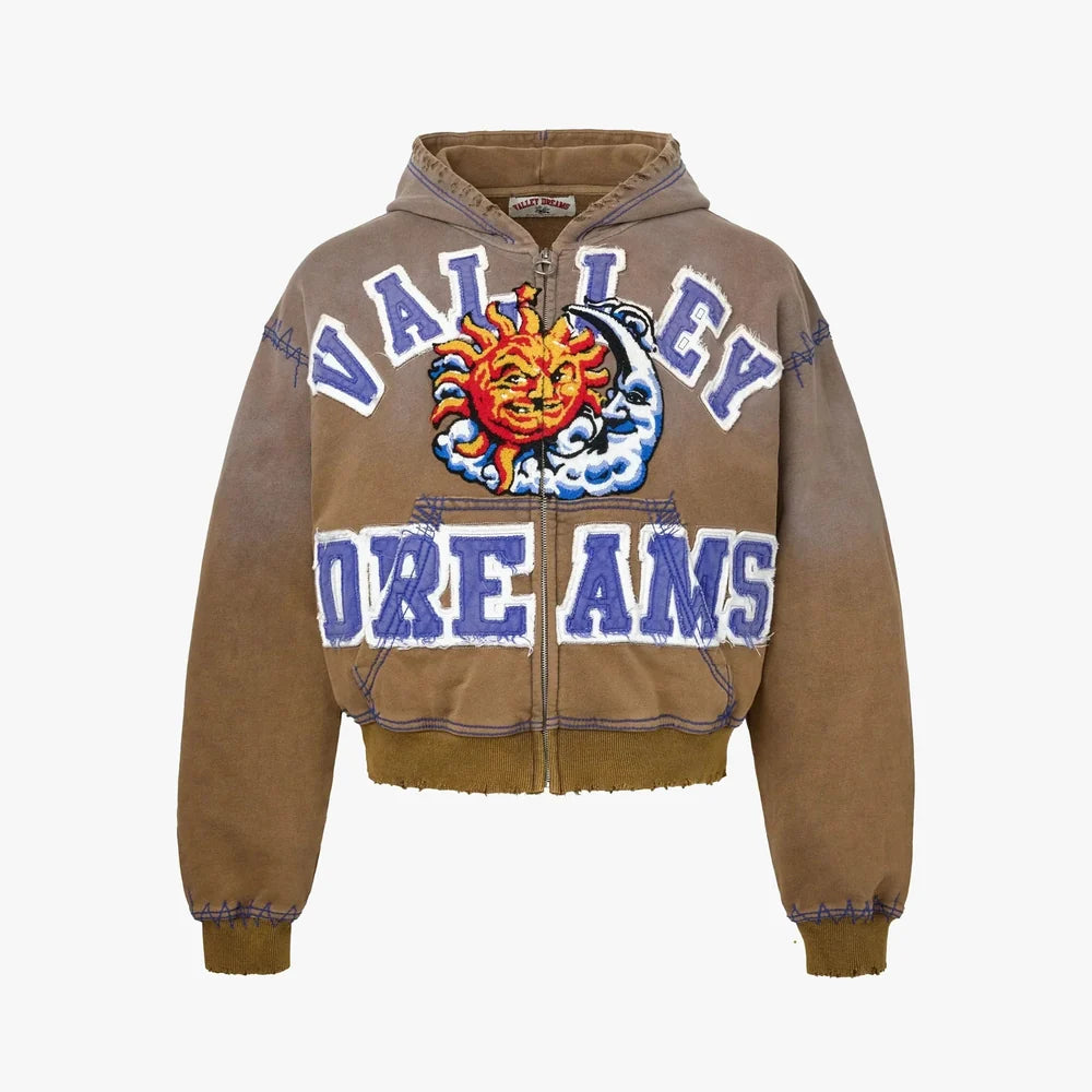 Vale Forever Sunny Zip Up Brown
