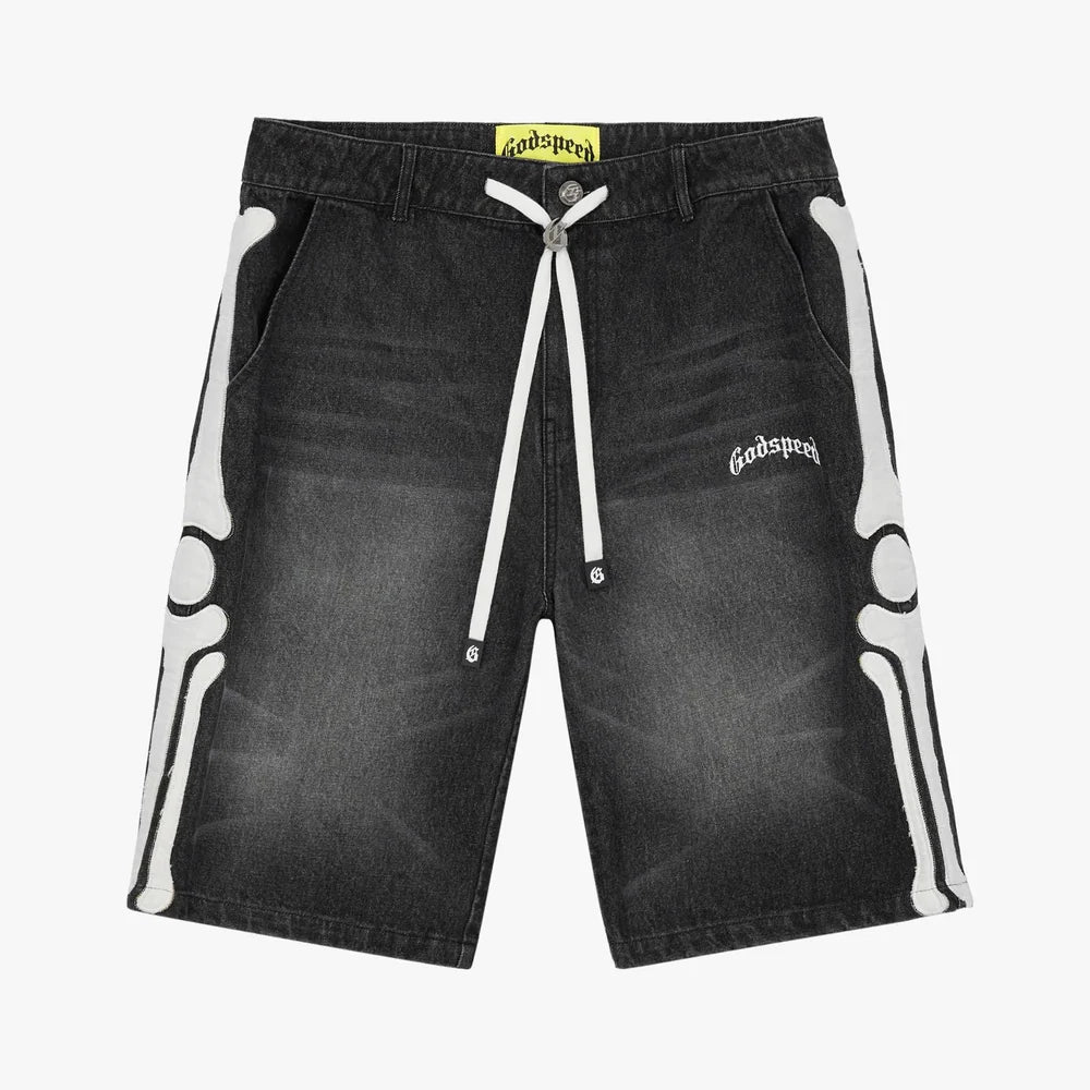 Godspeed Fémur Denim Shorts Black