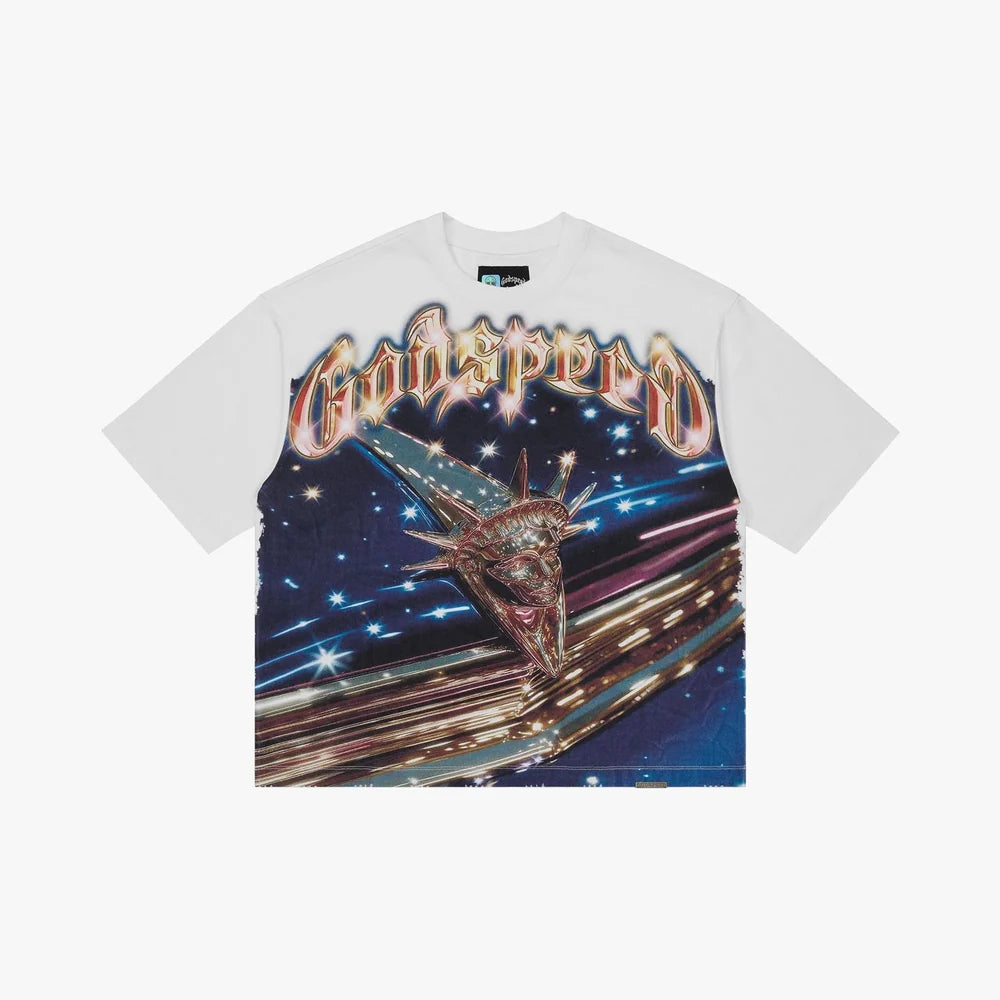 Godspeed Liberty Cruiser T-shirt White
