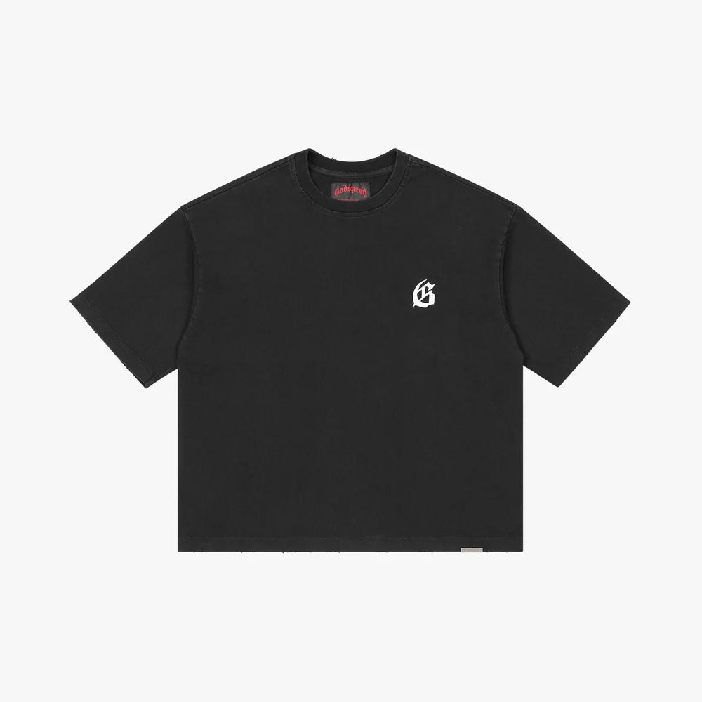Godspeed GS Logo Black T-Shirt
