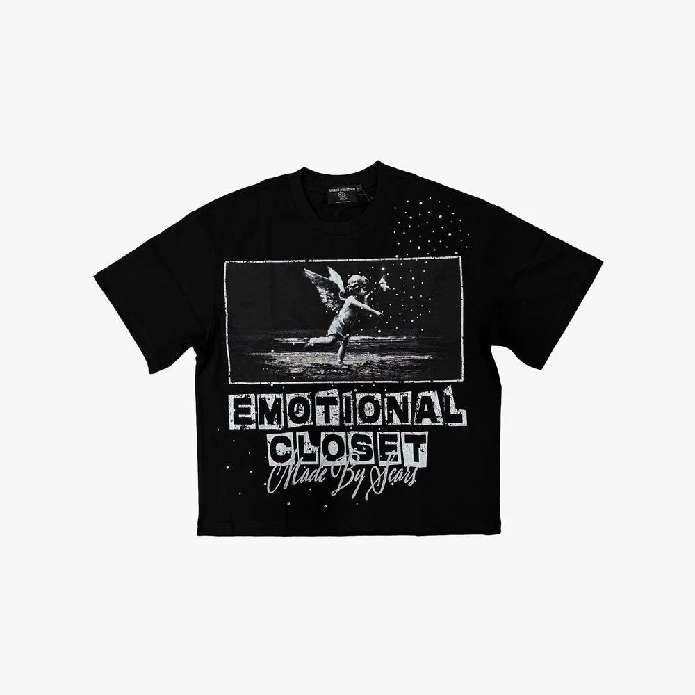 Mixed Emotion Black Scar Tee