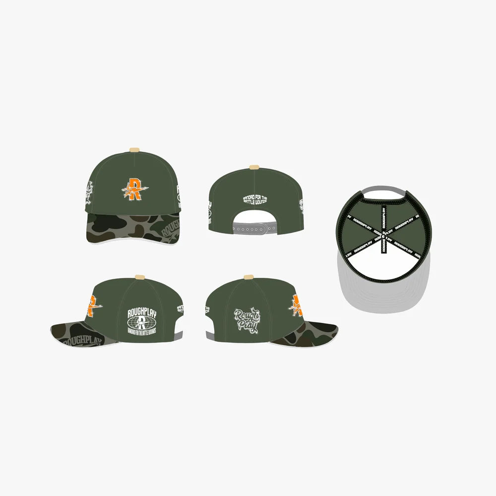Roughplay Camo Snapback Green
