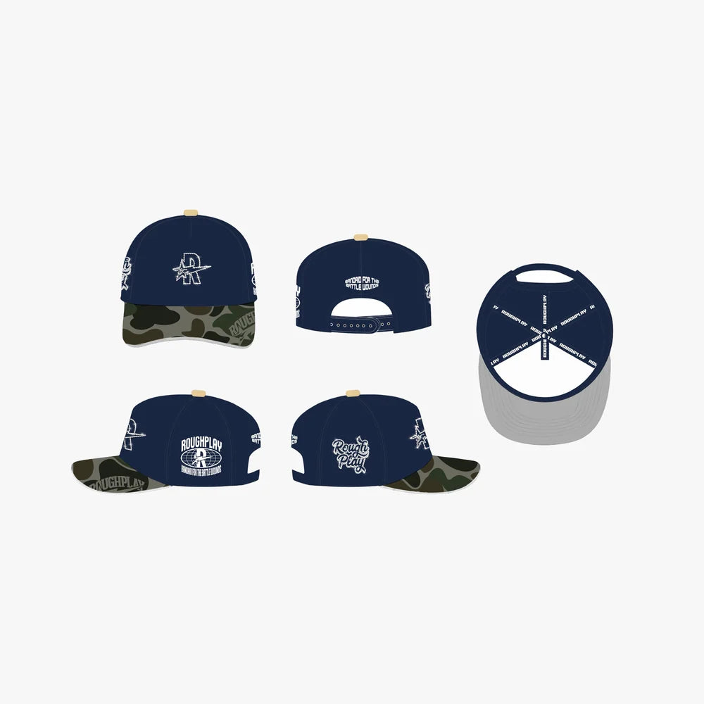 Roughplay Camo Snapback Navy
