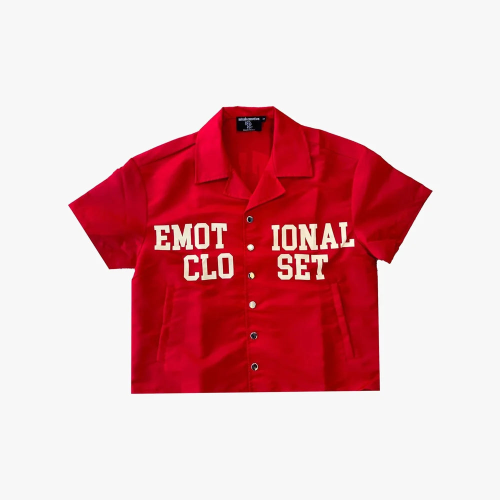 Mixed Emotion Red Backyard Nylon Set