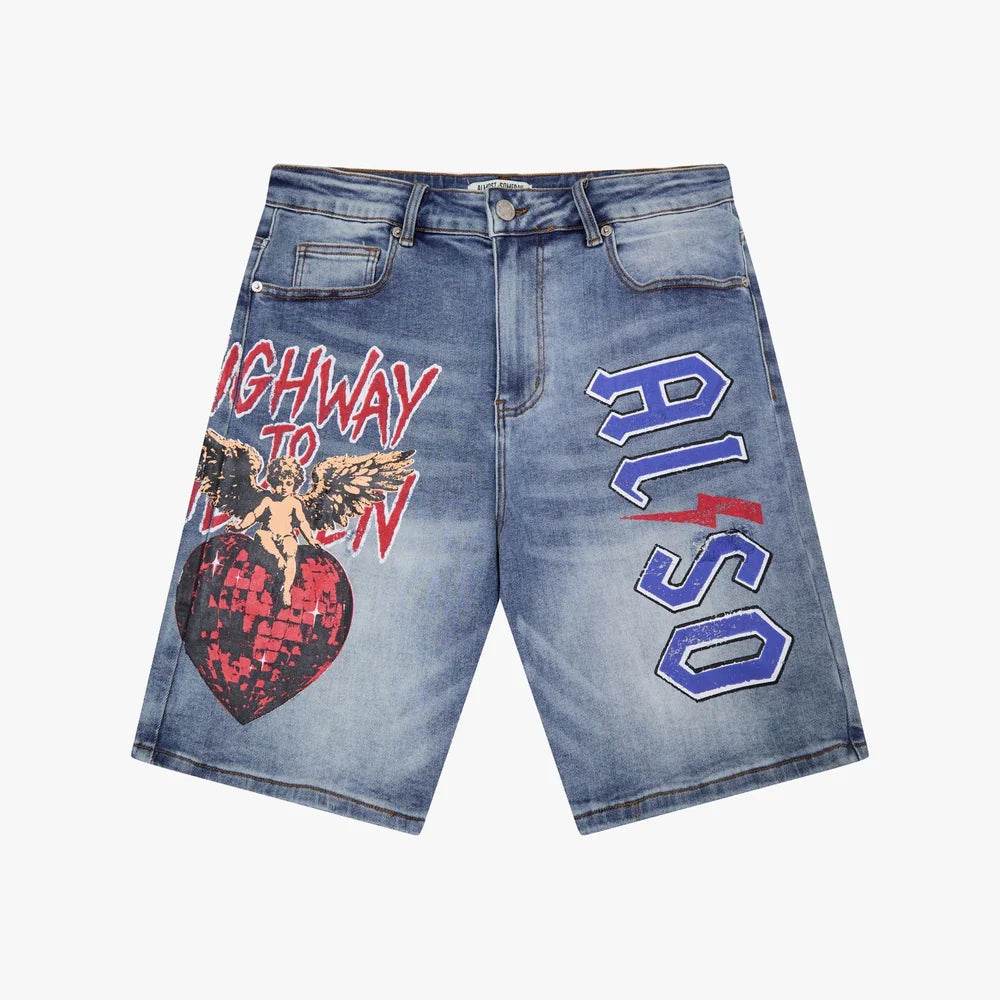 Almost Someday Highway To Heaven Denim Shorts