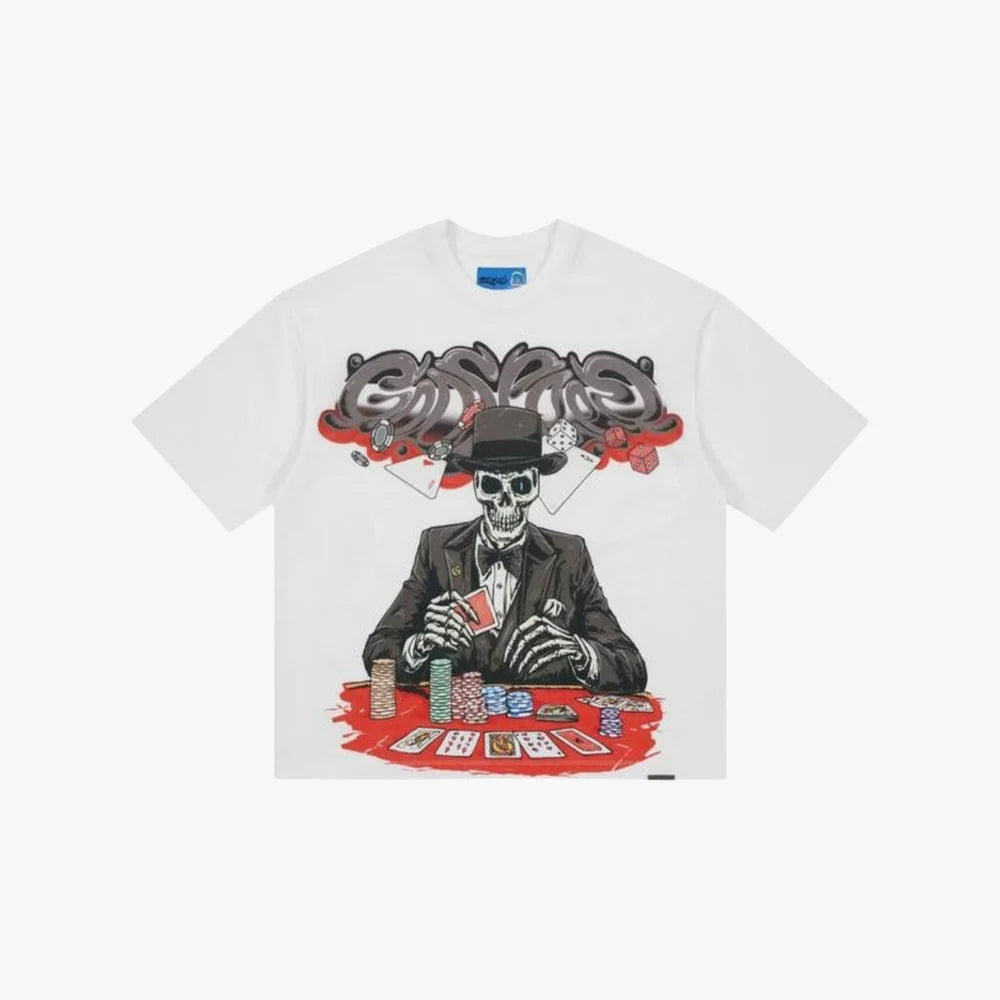 Godspeed High Stakes T-Shirt NG White