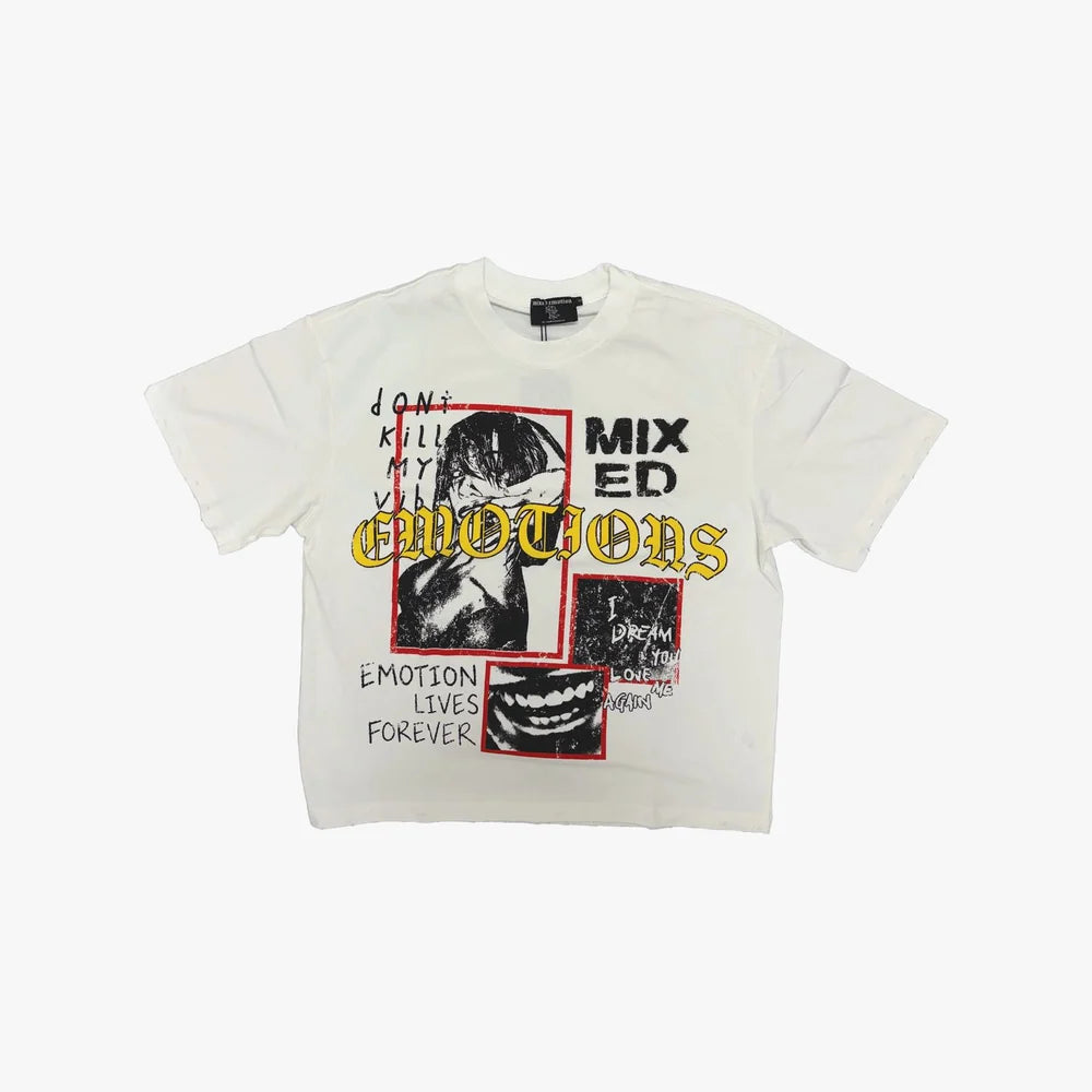 Mixed Emotion Forever White Tee