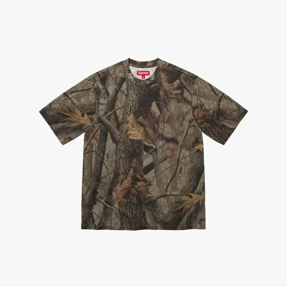 Supreme Rhinestone Script S/S Top Realtree Camo