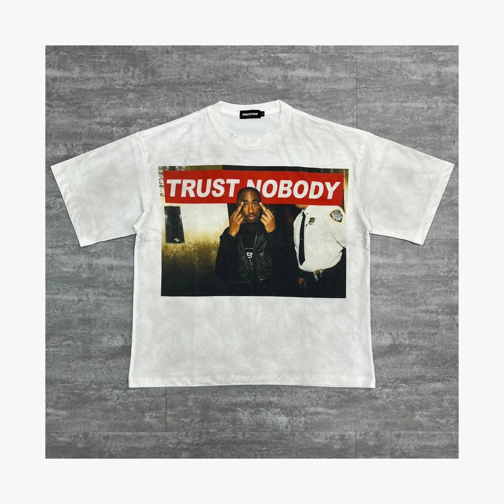 Prestige Tee Trust Nobody White