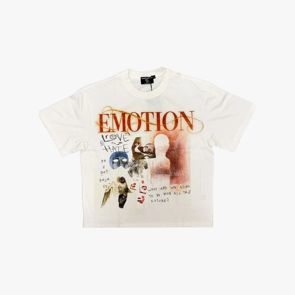 Mixed Emotion White Deja Vu Tee