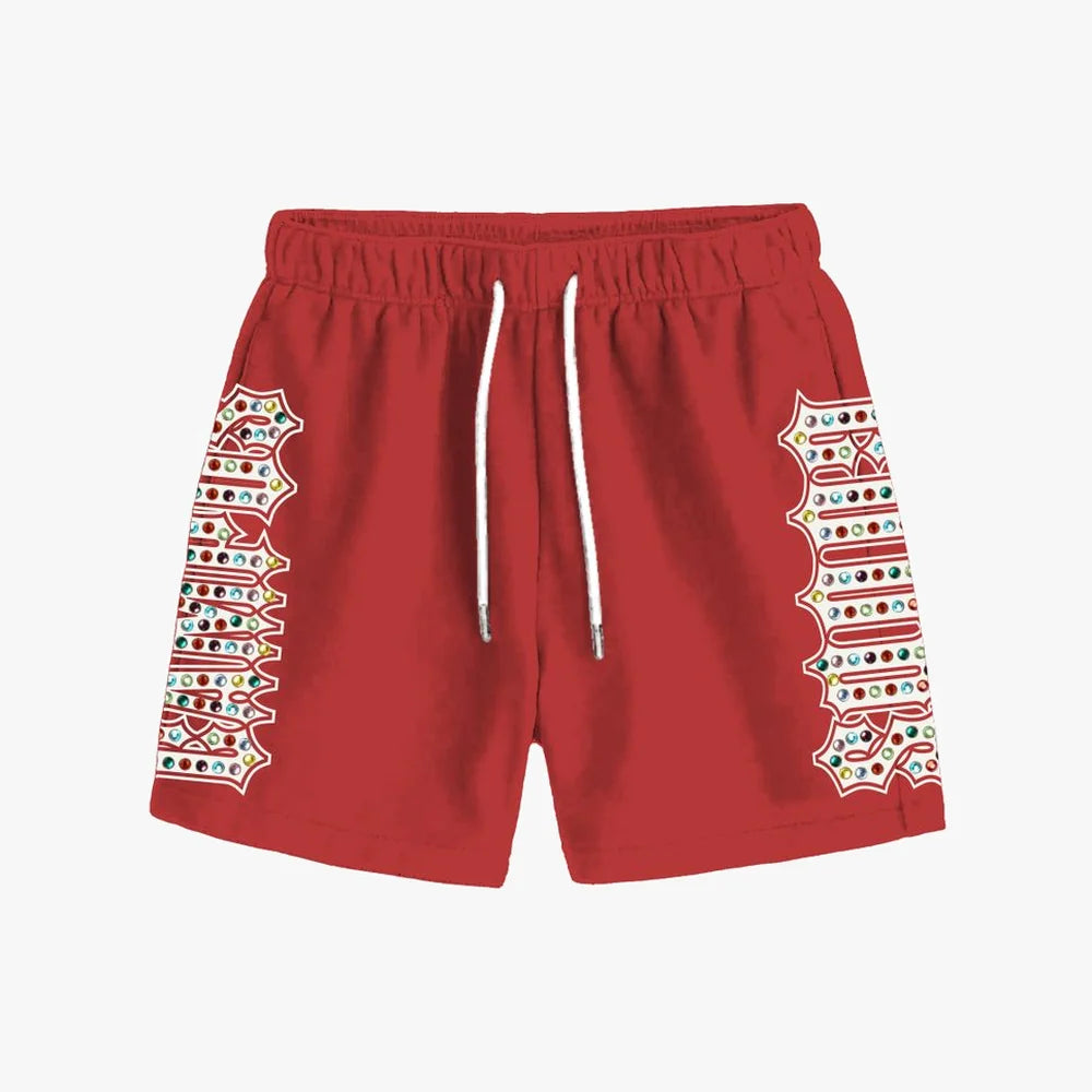 Campus Goods Vengeance Gem Shorts Red