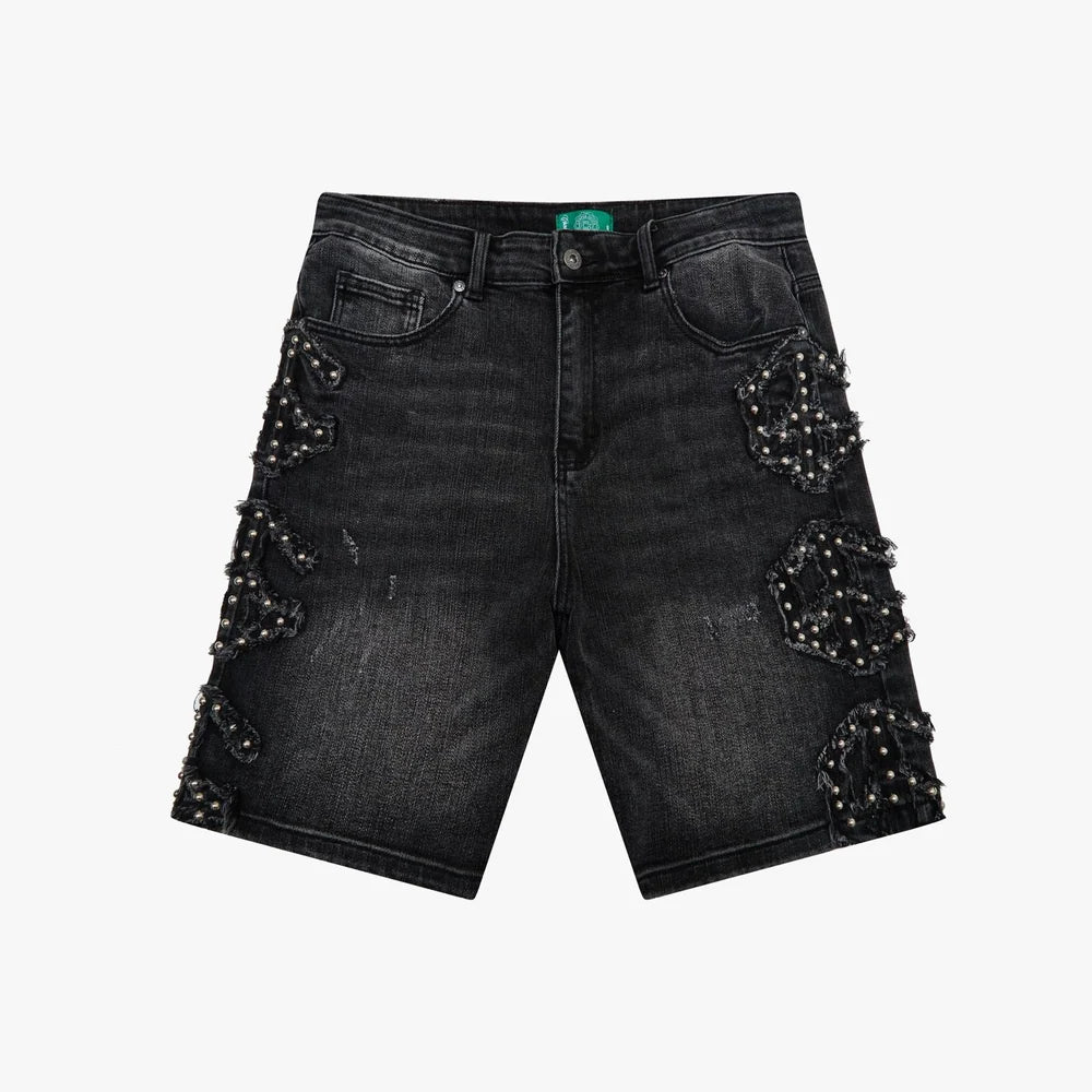 Campus Goods Arcane Denim Jorts (Black)