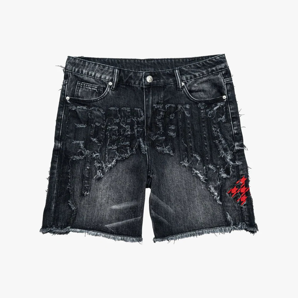 Free Refills Core Denim Jorts Black