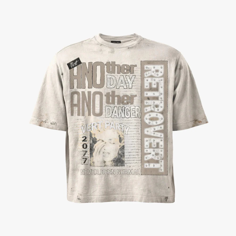 Retrovert Another Day Tee White