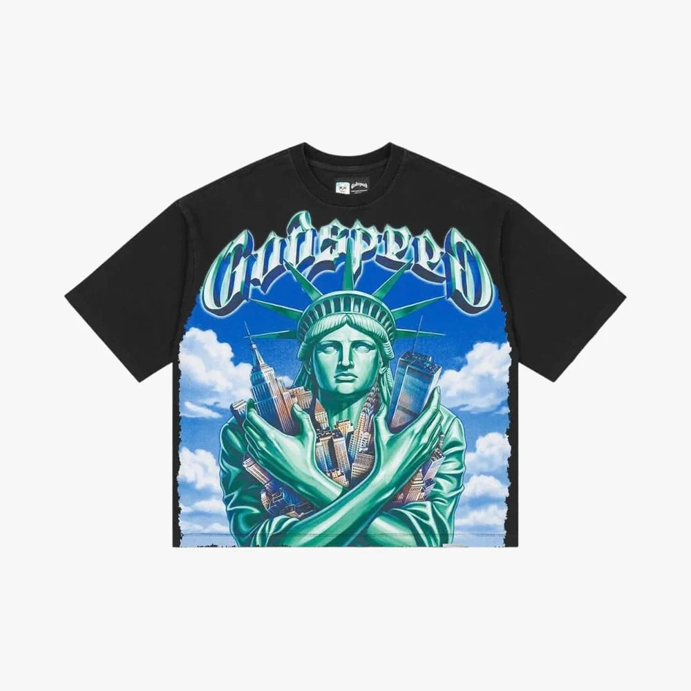 Godspeed Empire Guardian Tee (Black Wash)