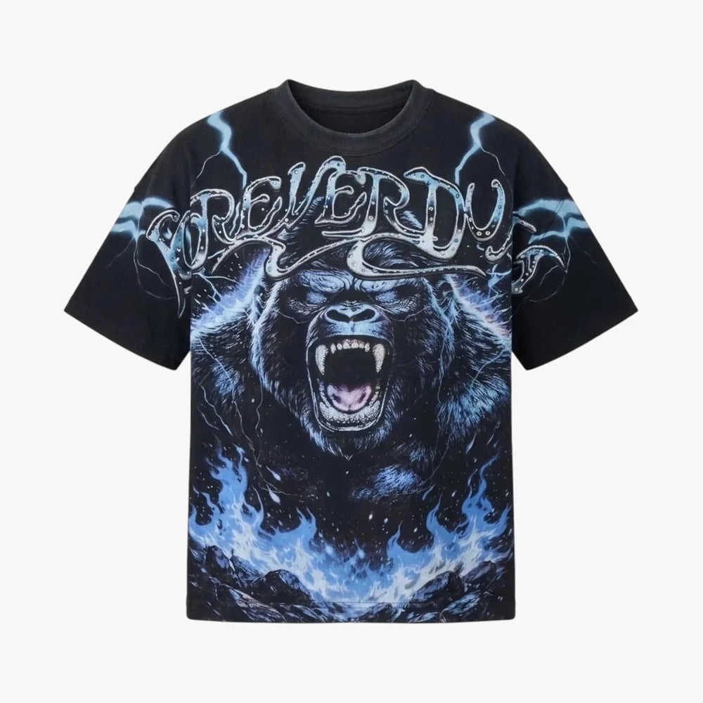 Duaa Electric Tee Black