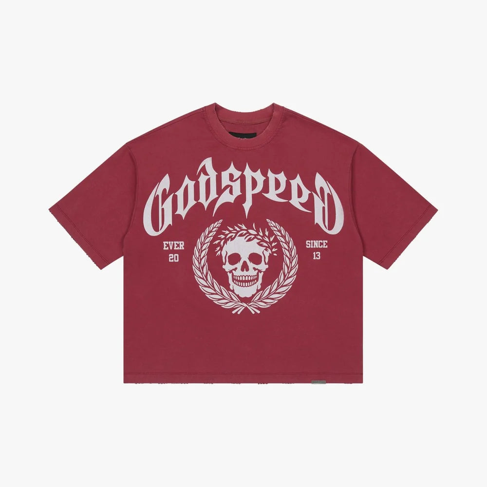 Godspeed Victor Crest T-shirt Red