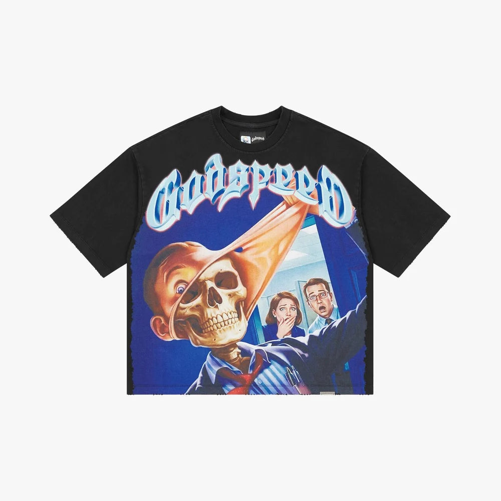 Godspeed Mask Off T-shirt (Black Wash)