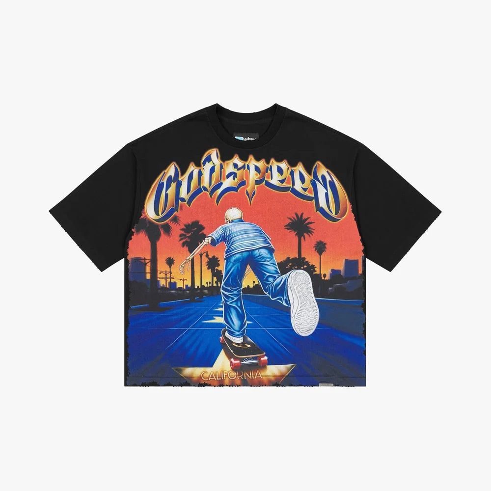 Godspeed Kick Push T-shirt (Black)