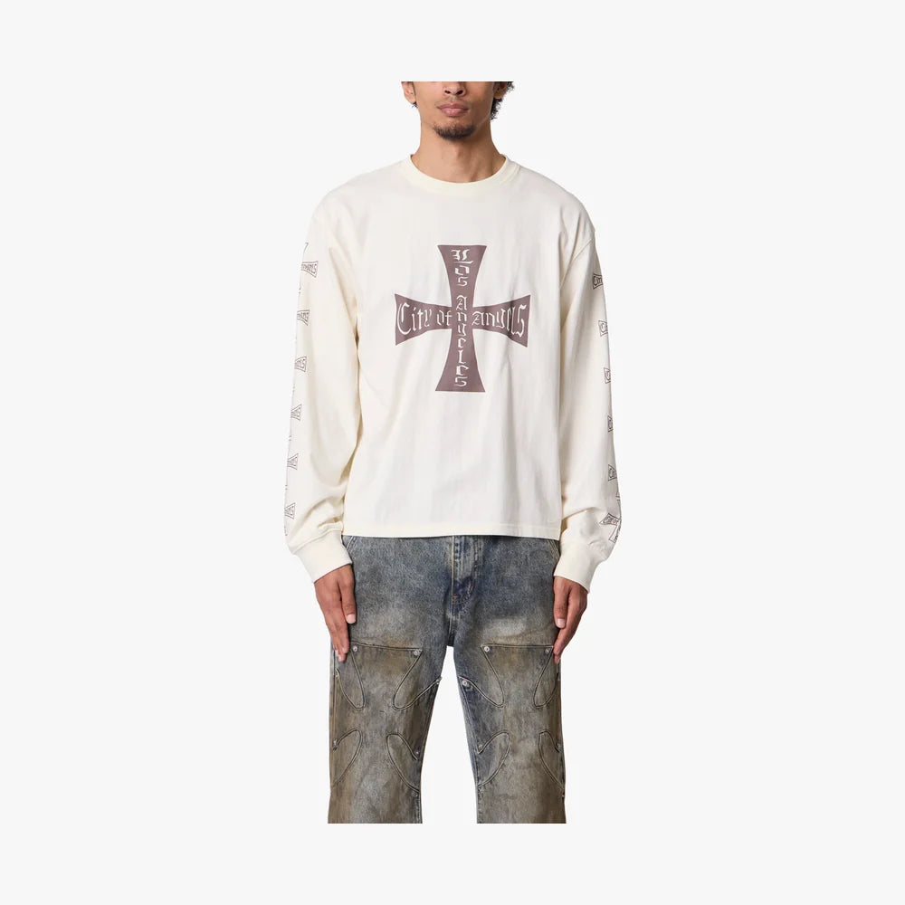 MNML Washed LA L/S Tee Off White