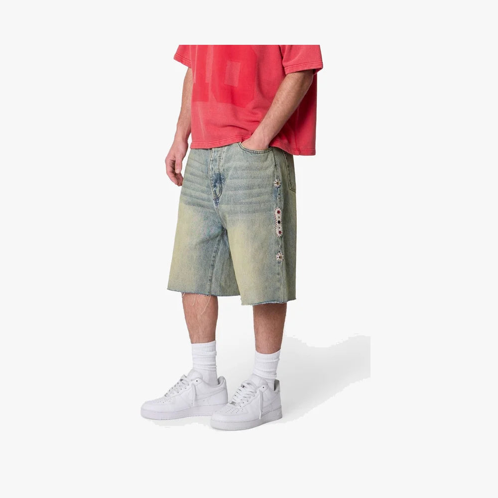 Baggy Mojave Denim Shorts - Blue
