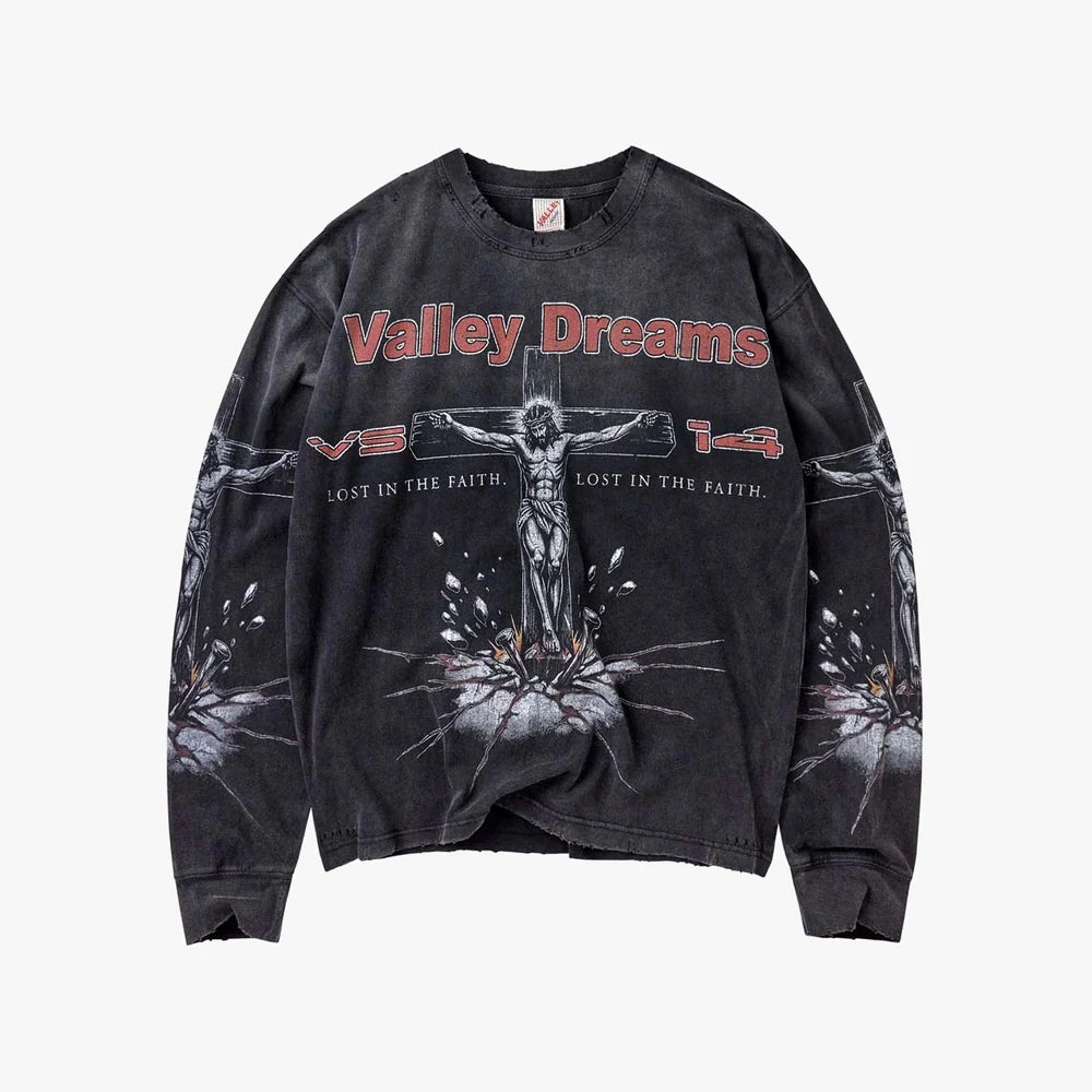 Vale Forever Concrete Cross LS Black