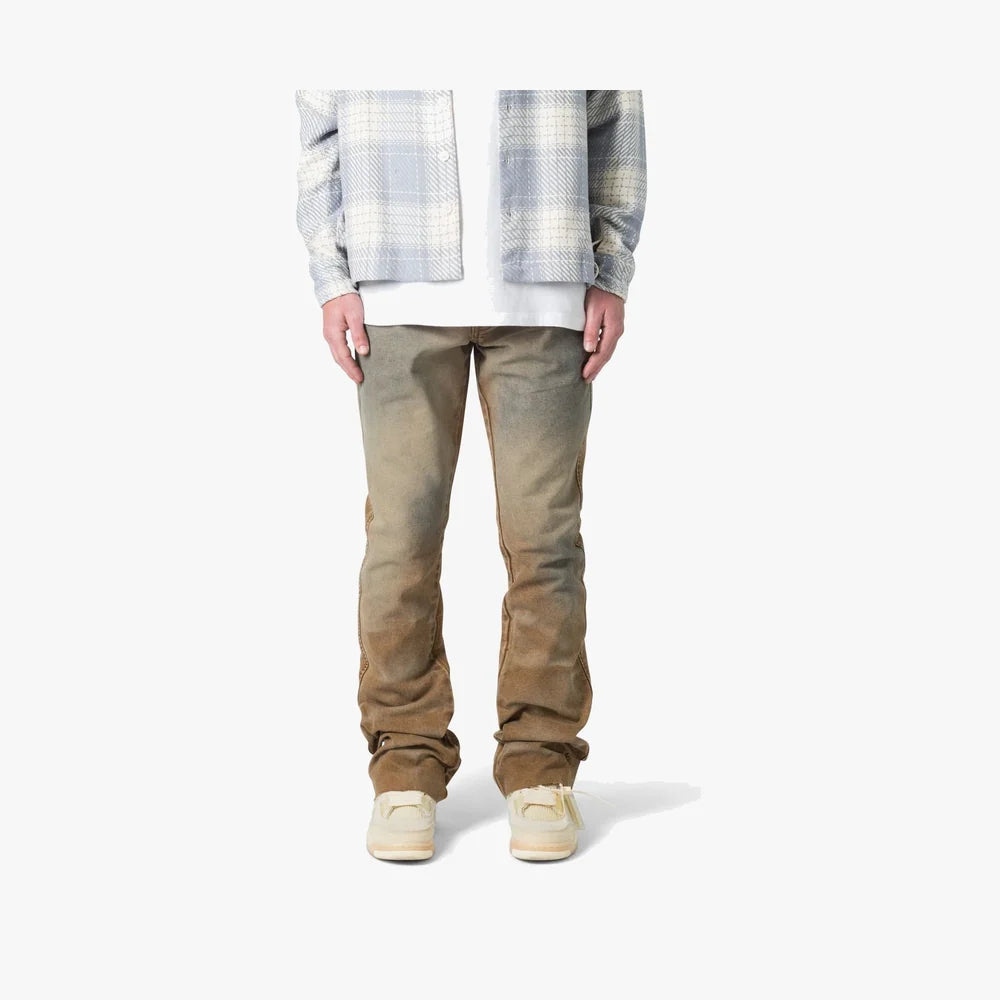Flare Burnt Denim Black/Brown