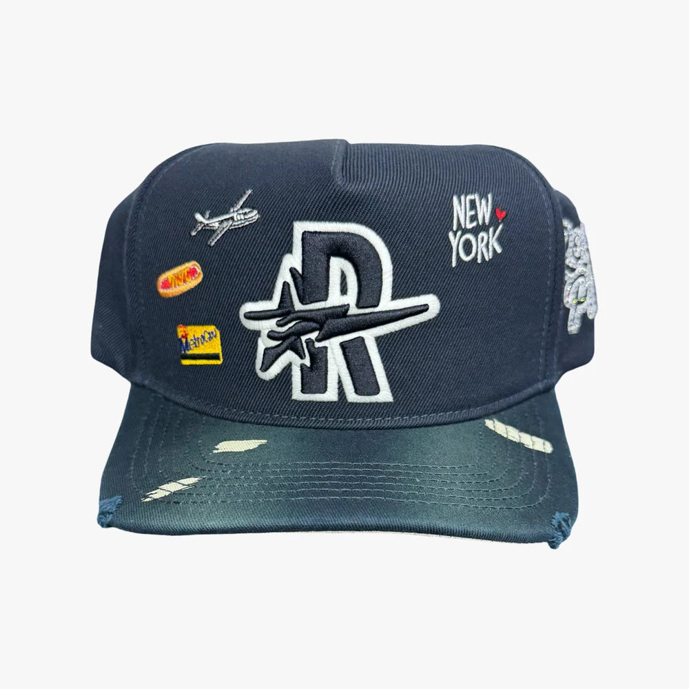 Roughplay Black/White NYC Snapback