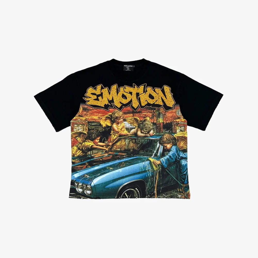 Mixed Emotion Angel Wash Tee