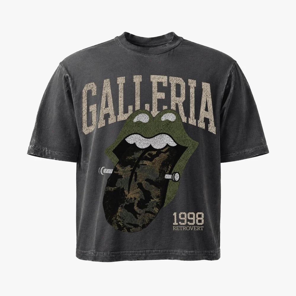 Retrovert Galleria Camo Tongue T-Shirt