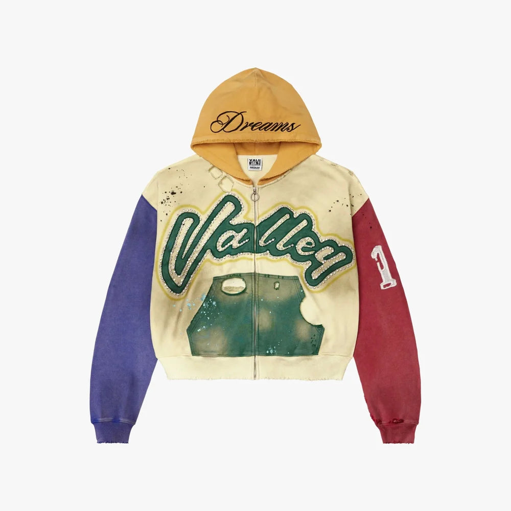 VALE FOREVER COLLAGE ZIP UP